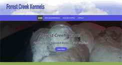 Desktop Screenshot of forestcreekkennels.net